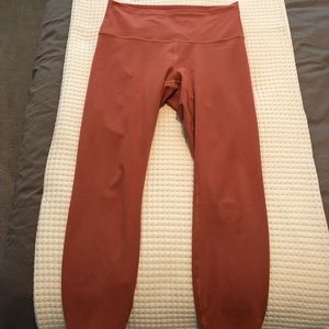 Lululemon Wunder Under 25” Luxtreme Coral Pink